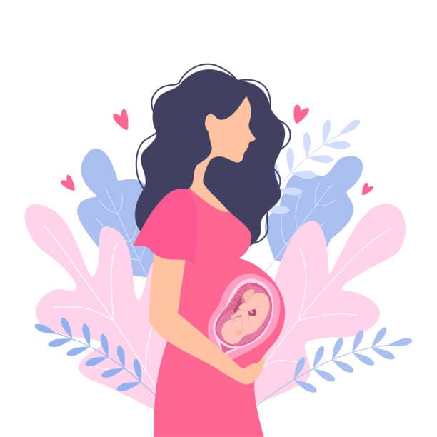 Pregnant woman image